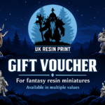 UKResinPrint digital gift voucher for fantasy resin miniatures